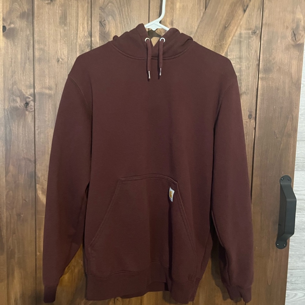 Carhartt Burgundy Loose Fit Hoodie